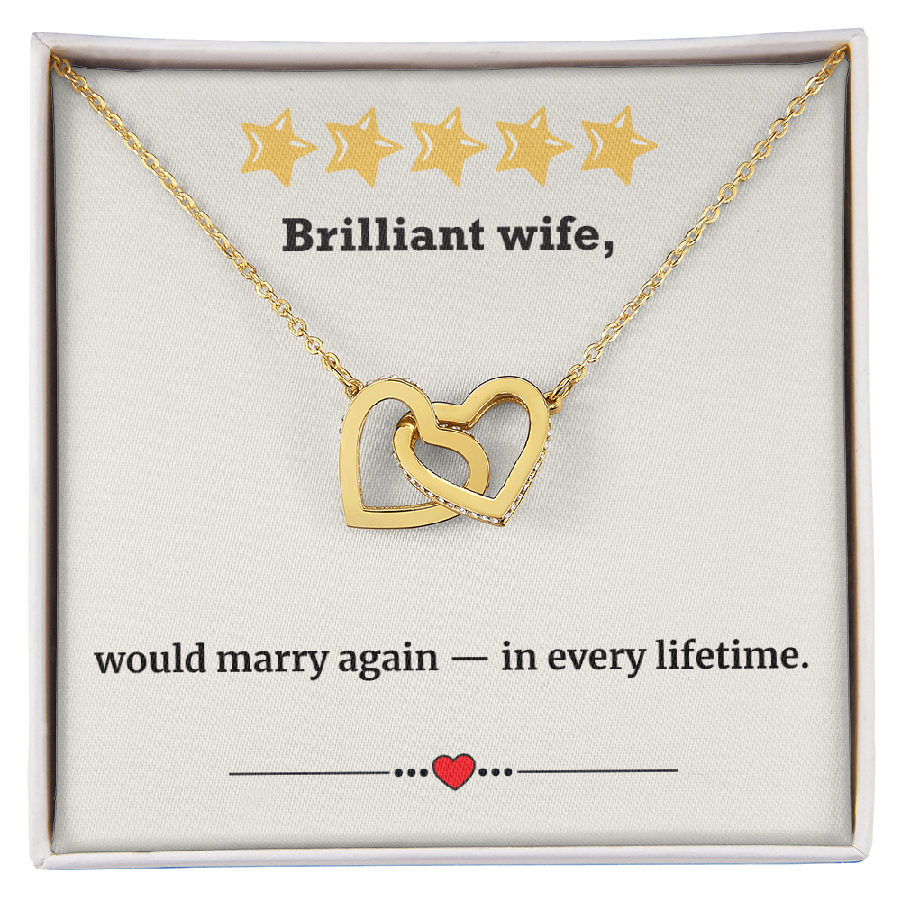 Would Marry Again - Interlocking Hearts Necklace