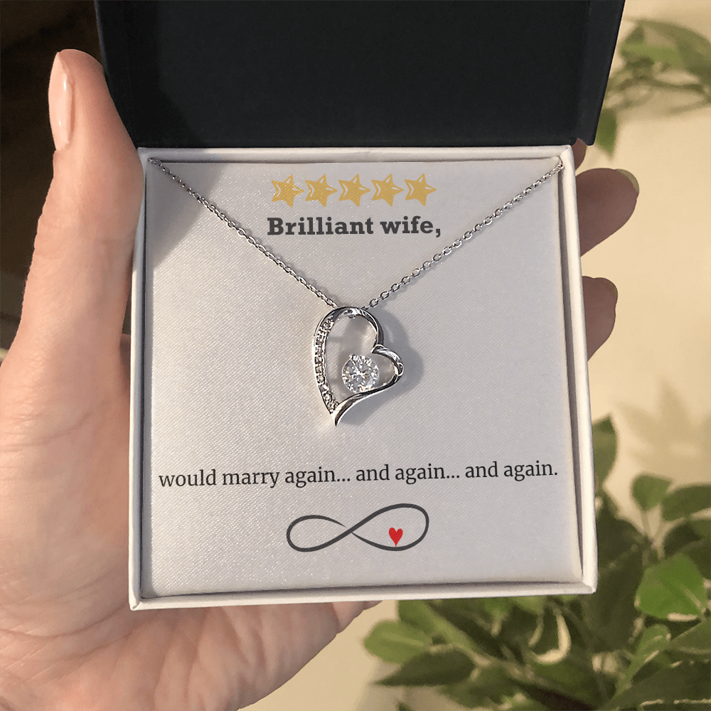 Infinite Love – Wife Heart Necklace