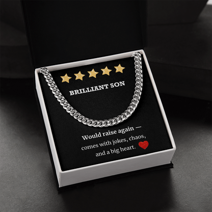 5-Star Brilliant Son Cuban Link Chain