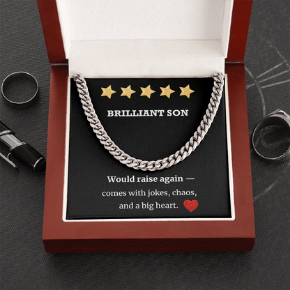 5-Star Brilliant Son Cuban Link Chain
