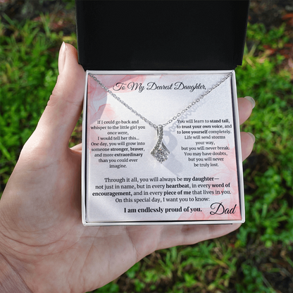 To My Dearest Daughter – Alluring Beauty Necklace from Dad