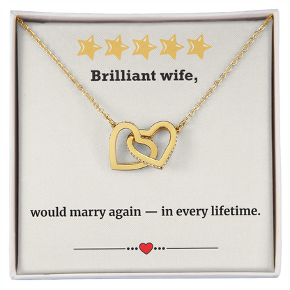 Would Marry Again - Interlocking Hearts Necklace