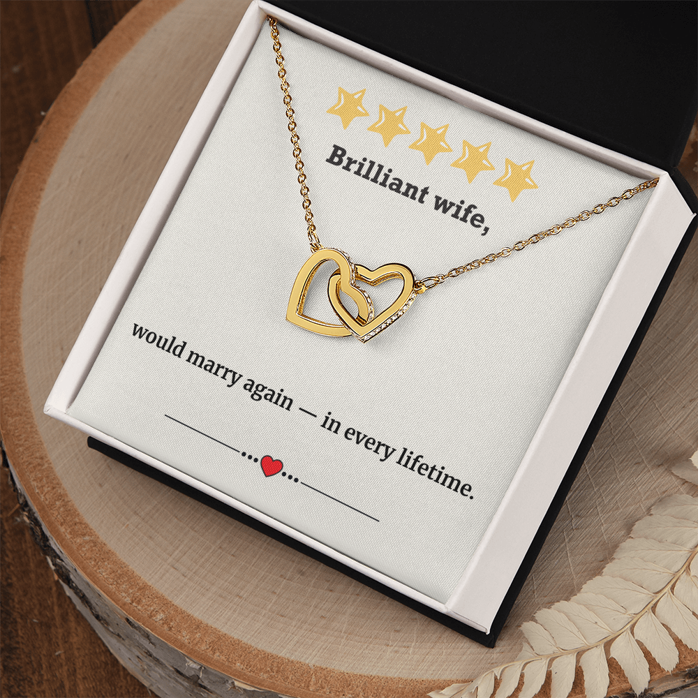 Would Marry Again - Interlocking Hearts Necklace