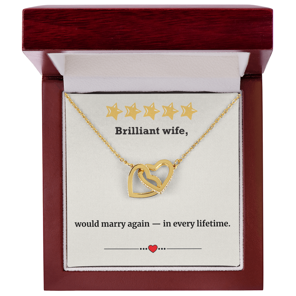 Would Marry Again - Interlocking Hearts Necklace