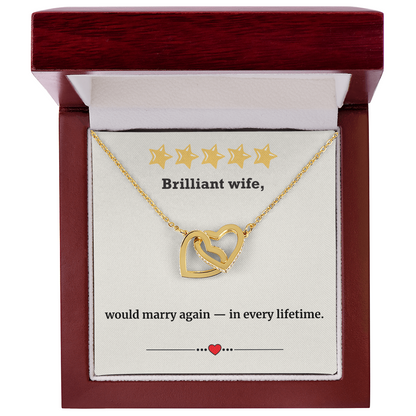 Would Marry Again - Interlocking Hearts Necklace