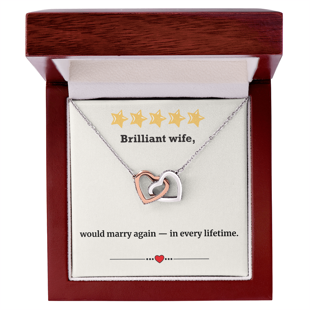 Would Marry Again - Interlocking Hearts Necklace