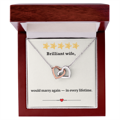 Would Marry Again - Interlocking Hearts Necklace