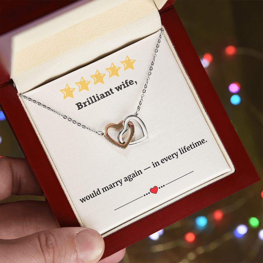 Would Marry Again - Interlocking Hearts Necklace