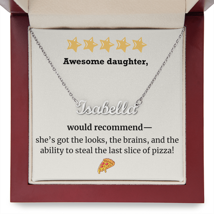 Awesome Daughter – Would Recommend Name Necklace