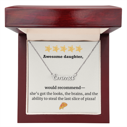 Awesome Daughter – Would Recommend Name Necklace