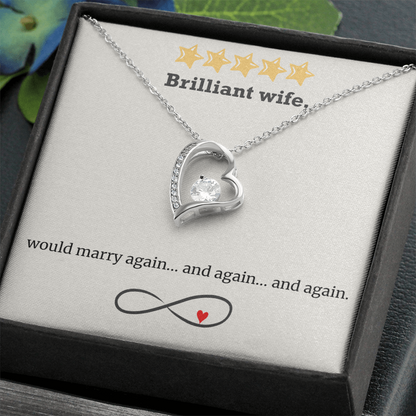 Infinite Love – Wife Heart Necklace