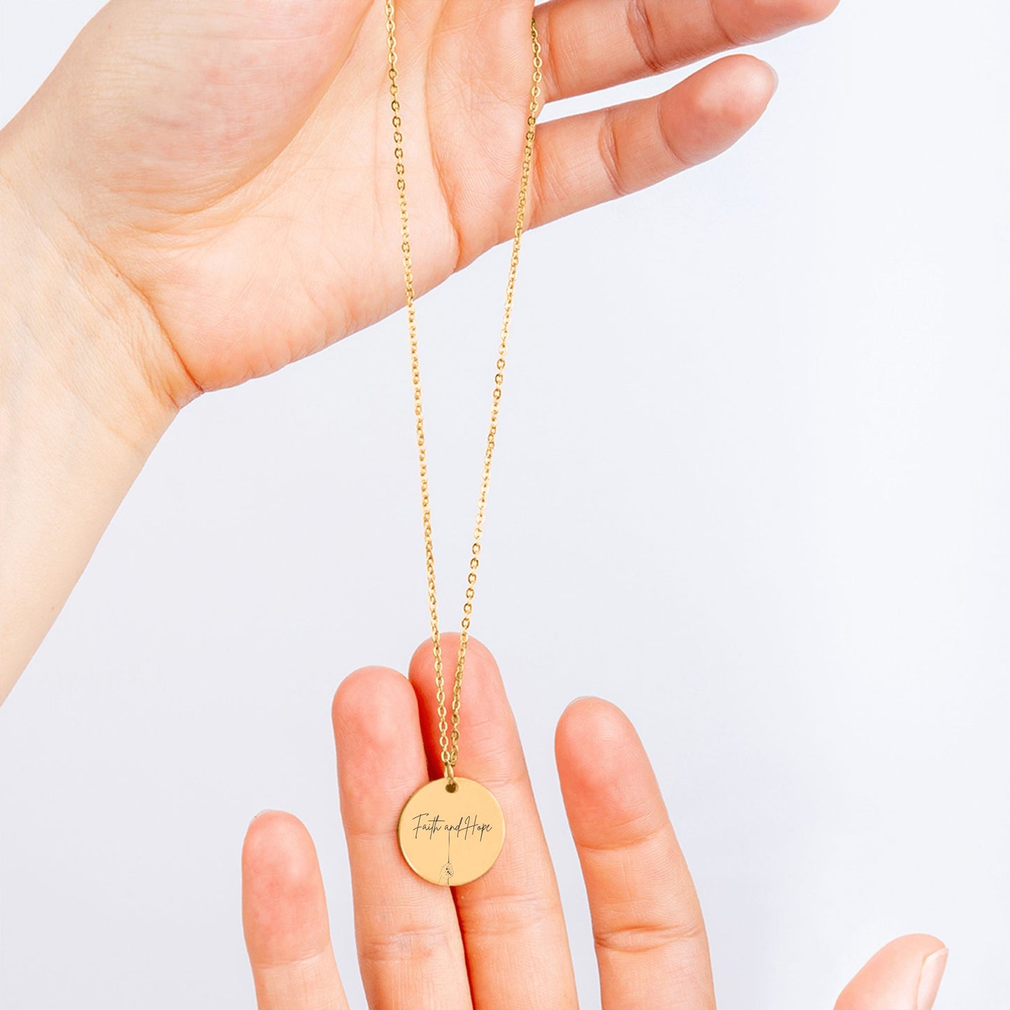 Faith and Hope – Inspirational Necklace