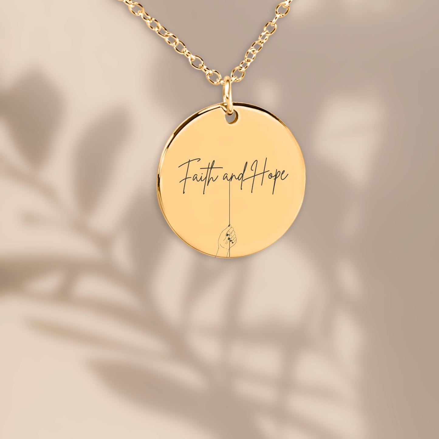 Faith and Hope – Inspirational Necklace